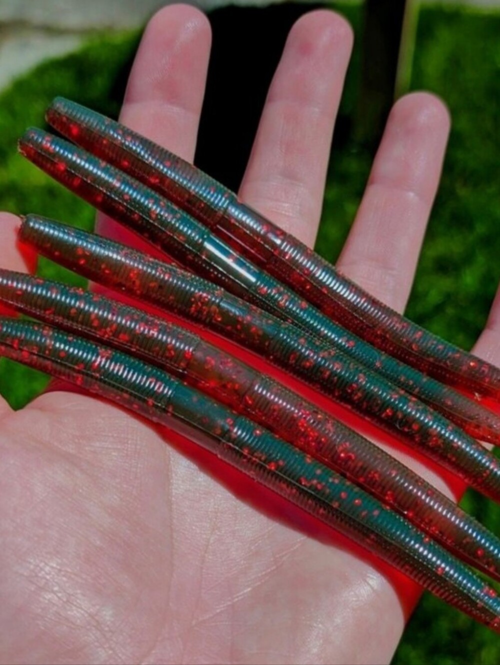 Fishing Lures: 5" Color Change Stick Worms